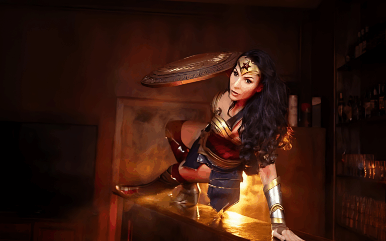 Cosplayerin Martina als Wonder Woman