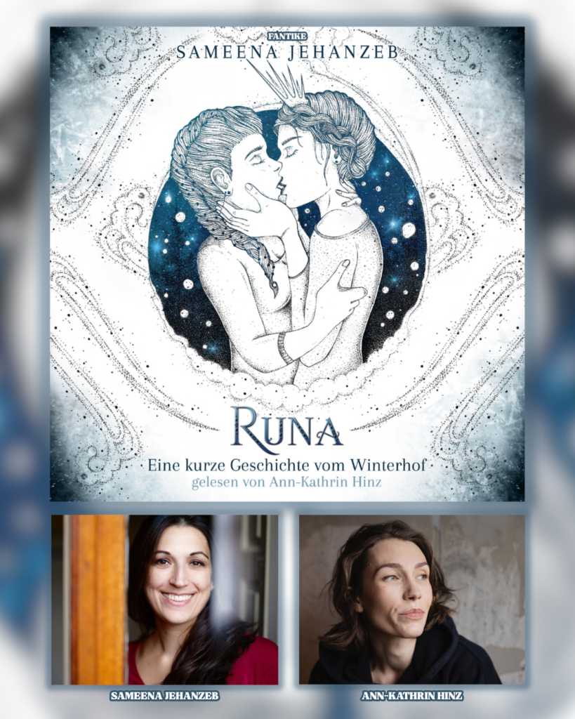 Titelbild Runa mit Autorin Ann-Kathrin Hinz und Sameena Jehanzeb